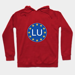 Luxembourg Letzebuerg Hoodie